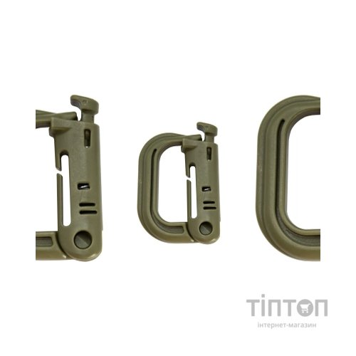 Карабін туристичний Tramp Набір 3 шт Grimlock Green (UTRA-303-green)