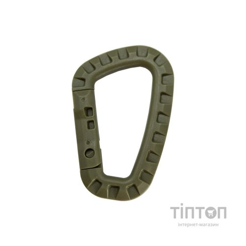 Карабін туристичний Tramp Набір 3 шт пластикових Green (UTRA-304-green)