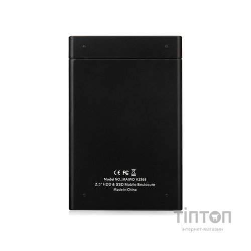 Карман зовнішній Maiwo 2.5" SATA/SSD HDD to USB 3.0 (K2568 black)