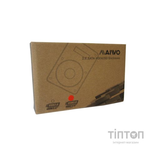 Карман зовнішній Maiwo K104-U3S black