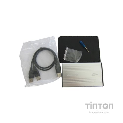 Карман зовнішній Maiwo K2501A-U2S silver