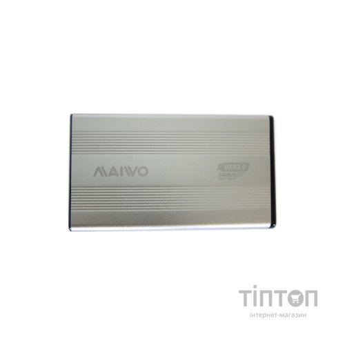 Карман зовнішній Maiwo K2501A-U3S silver