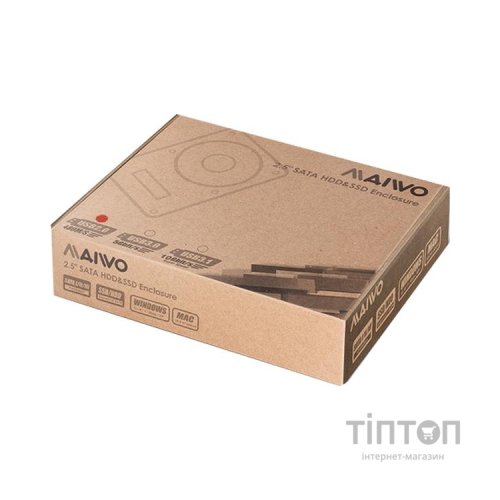 Карман зовнішній Maiwo K2503DU2 black