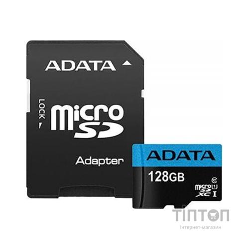 Карта пам'яті ADATA 128GB microSD class 10 UHS-I A1 Premier (AUSDX128GUICL10A1-RA1)