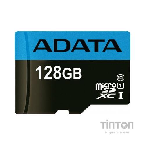 Карта пам'яті ADATA 128GB microSD class 10 UHS-I A1 Premier (AUSDX128GUICL10A1-RA1)