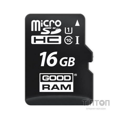 Карта пам'яті Goodram 16GB microSDHC Class 10 (M1AA-0160R12)