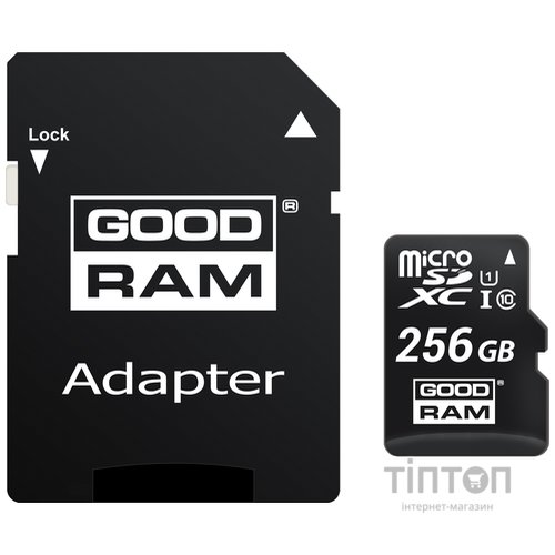 Карта пам'яті Goodram 256GB microSDXC class 10 UHS-I (M1AA-2560R12)