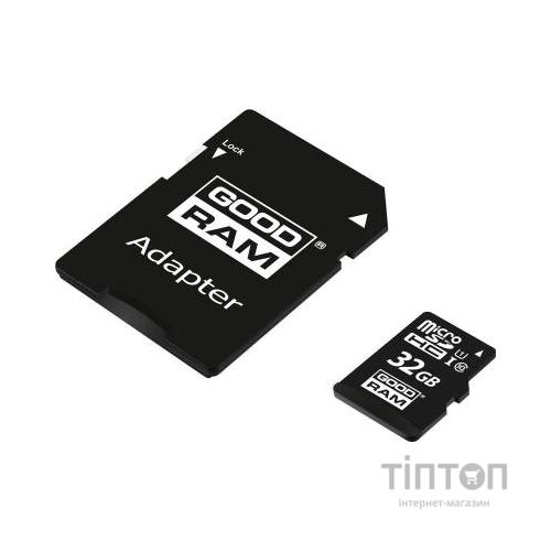 Карта пам'яті Goodram 32GB microSDHC Class 10 (M1AA-0320R12)