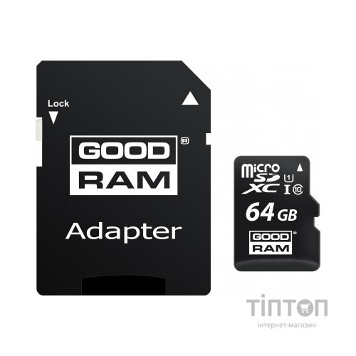 Карта пам'яті Goodram 64GB microSDXC Class 10 (M1AA-0640R12)