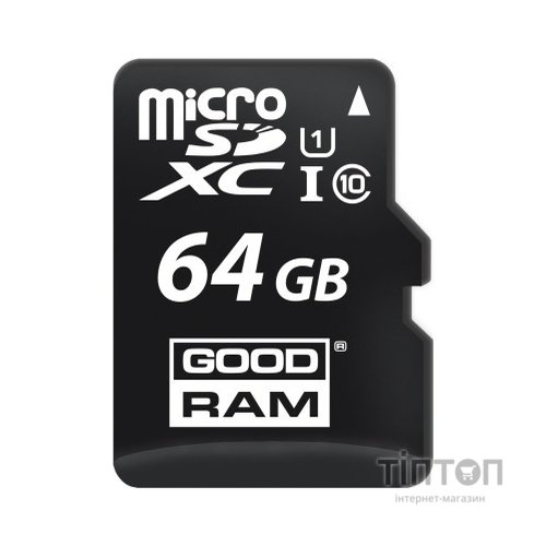 Карта пам'яті Goodram 64GB microSDXC Class 10 (M1AA-0640R12)