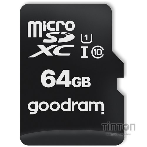 Карта пам'яті Goodram 64GB microSDXC class 10 UHS-I (M1A4-0640R12)