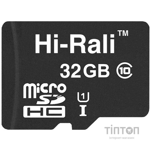 Карта пам'яті Hi-Rali 32GB microSDHC class 10 UHS-I (HI-32GBSD10U1-00)