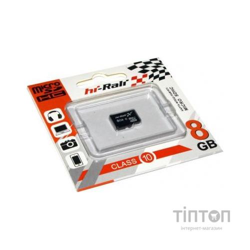 Карта пам'яті Hi-Rali 8GB microSD class10 (HI-8GBSDCL10-00)