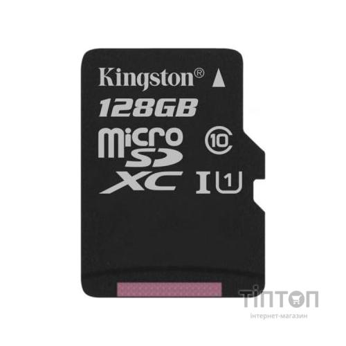 Карта пам'яті Kingston 128GB microSDXC Class 10 Canvas Select Plus 100R A1 (SDCS2/128GBSP)