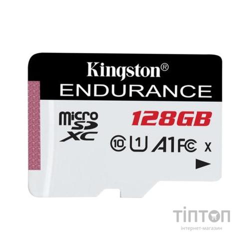 Карта пам'яті Kingston 128GB microSDXC class 10 UHS-I U1 A1 High Endurance (SDCE/128GB)