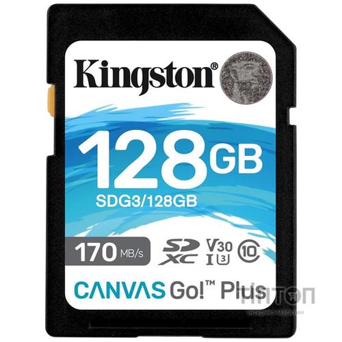 Карта пам'яті Kingston 128GB SDXC class 10 UHS-I U3 Canvas Go Plus (SDG3/128GB)