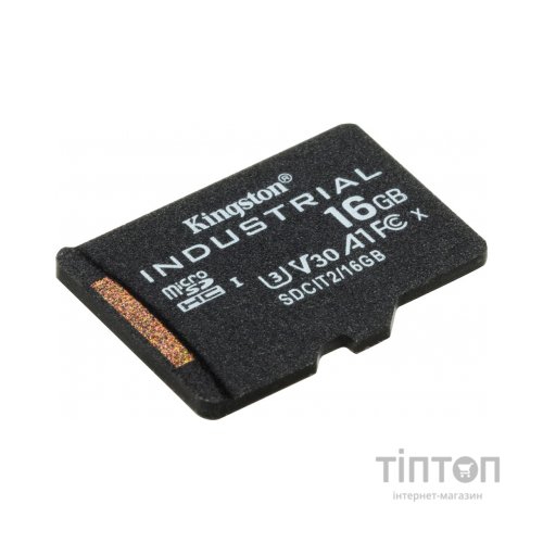 Карта пам'яті Kingston 16GB microSDHC class 10 UHS-I V30 A1 (SDCIT2/16GBSP)