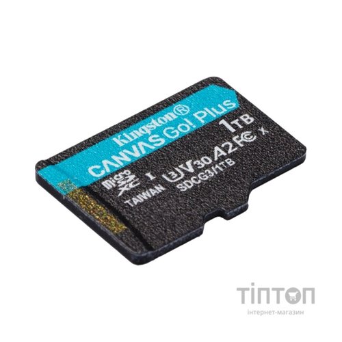 Карта пам'яті Kingston 1TB microSDXC class 10 UHS-I U3 A2 Canvas Go Plus (SDCG3/1TBSP)