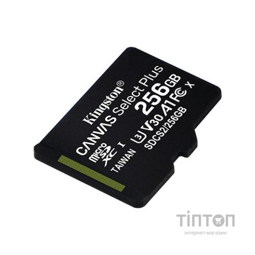 Карта пам'яті Kingston 256GB microSDXC class 10 UHS-I Canvas Select Plus (SDCS2/256GBSP)