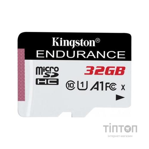 Карта пам'яті Kingston 32GB microSD class 10 UHS-I U1 A1 High Endurance (SDCE/32GB)
