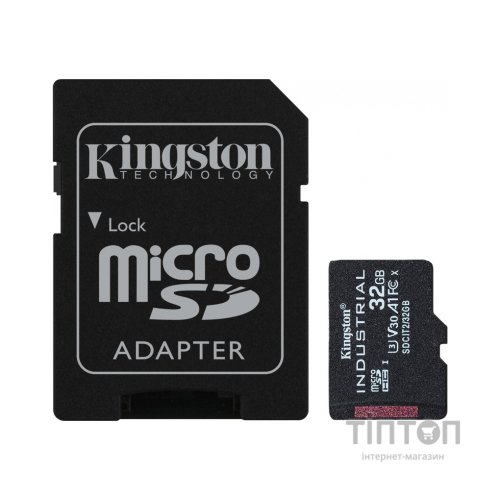Карта пам'яті Kingston 32GB microSDHC class 10 UHS-I V30 A1 (SDCIT2/32GB)
