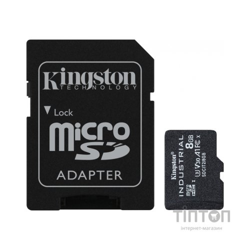 Карта пам'яті Kingston 8GB microSDHC class 10 UHS-I V30 A1 (SDCIT2/8GB)