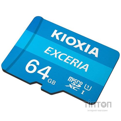 Карта пам'яті Kioxia 64GB microSDXC class 10 UHS-I Exceria (LMEX1L064GG2)