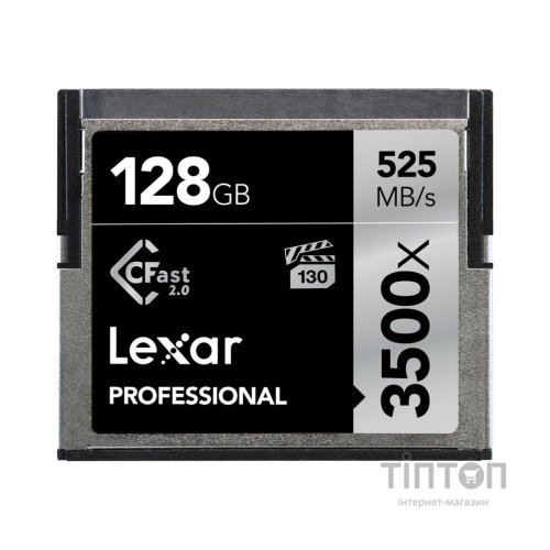 Карта пам'яті Lexar 128GB Compact Flash 3500x Professional (LC128CRBEU3500)