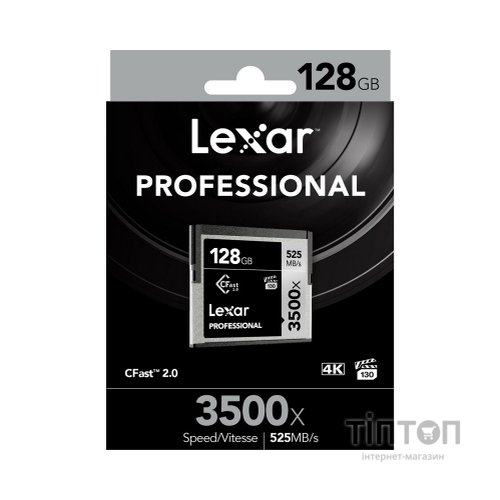 Карта пам'яті Lexar 128GB Compact Flash 3500x Professional (LC128CRBEU3500)