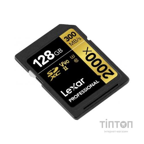 Карта пам'яті Lexar 128GB SDXC class 10 UHS-II 2000x Professional (LSD2000128G-BNNNG)