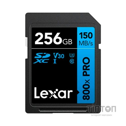 Карта пам'яті Lexar 256GB SDXC class 10 UHS-I (LSD0800P256G-BNNNG)