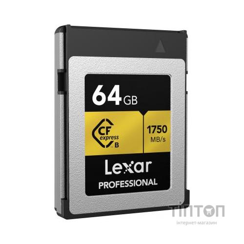 Карта пам'яті Lexar 64GB CFexpress Type-B Professional (LCFX10-64GCRB)