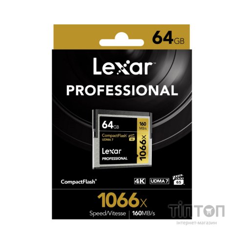Карта пам'яті Lexar 64GB Compact Flash 1066x Professional (LCF64GCRB1066)