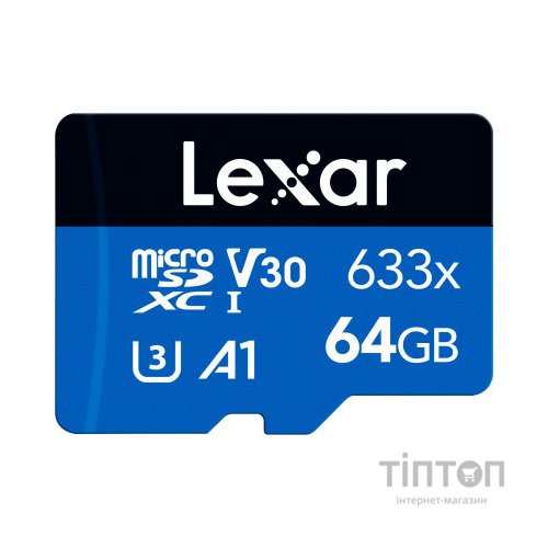 Карта пам'яті Lexar 64GB microSDXC class 10 UHS-I (LMS0633064G-BNNNG)