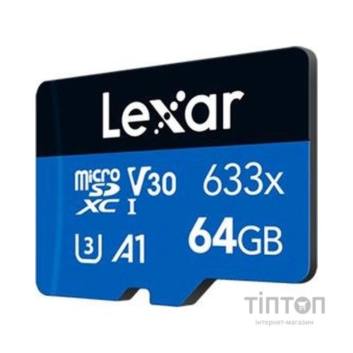 Карта пам'яті Lexar 64GB microSDXC class 10 UHS-I (LMS0633064G-BNNNG)