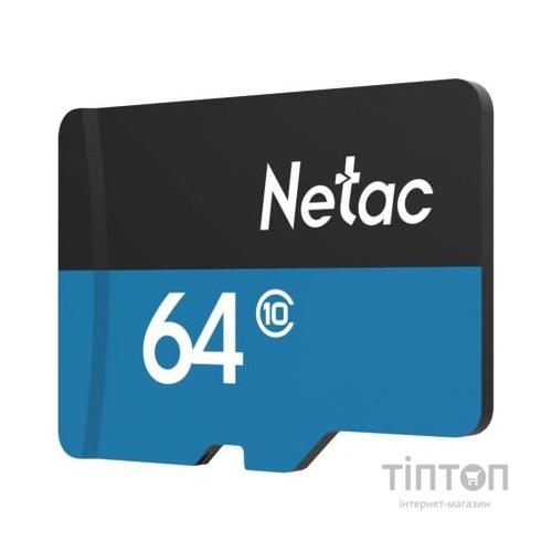 Карта пам'яті Netac 64GB microSD class 10 UHS-I U1 (NT02P500STN-064G-R)