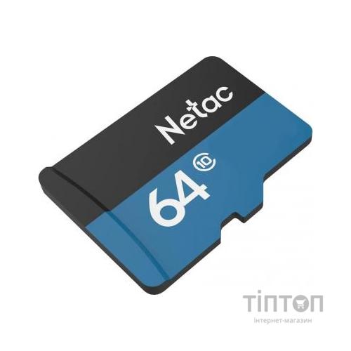 Карта пам'яті Netac 64GB microSD class 10 UHS-I U1 (NT02P500STN-064G-R)
