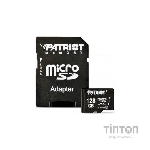 Карта пам'яті Patriot 128GB microSDXC class 10 UHS-I LX (PSF128GMCSDXC10)
