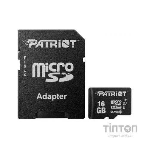 Карта пам'яті Patriot 16Gb (PSF16GMCSDHC10)  
