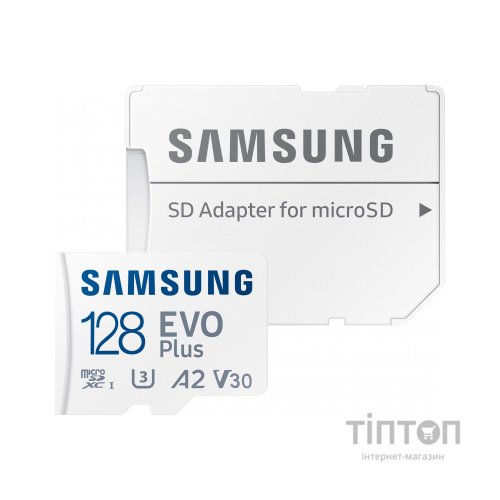 Карта пам'яті Samsung 128GB microSDXC class 10 EVO PLUS UHS-I (MB-MC128KA/RU)