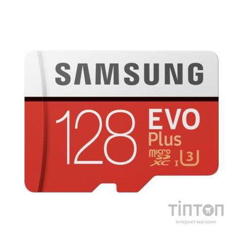 Карта пам'яті Samsung 128GB microSDXC class 10 UHS-I EVO Plus (MB-MC128HA/RU)