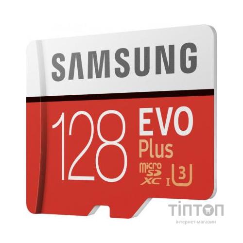 Карта пам'яті Samsung 128GB microSDXC class 10 UHS-I EVO Plus (MB-MC128HA/RU)