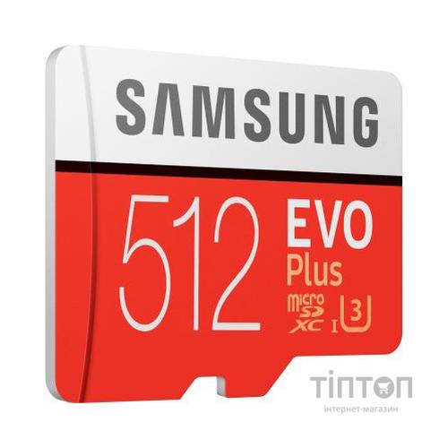 Карта пам'яті Samsung 512GB microSD class 10 UHS-I U3 Evo Plus V2 (MB-MC512HA/RU)