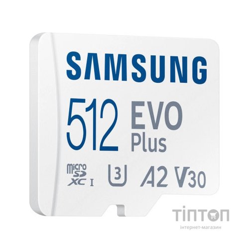 Карта пам'яті Samsung 512GB microSDXC calss 10 UHS-I V30 EVO (MB-MC512KA/EU)