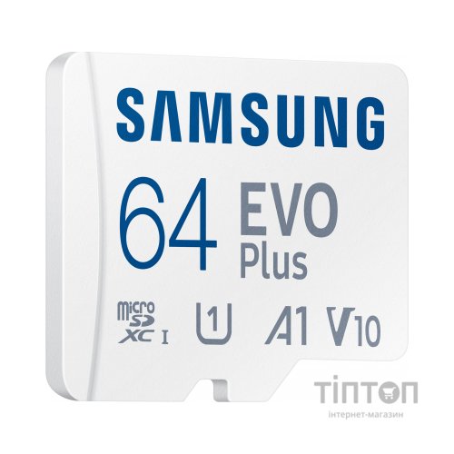 Карта пам'яті Samsung 64GB microSDXC class 10 EVO PLUS UHS-I (MB-MC64KA/RU)