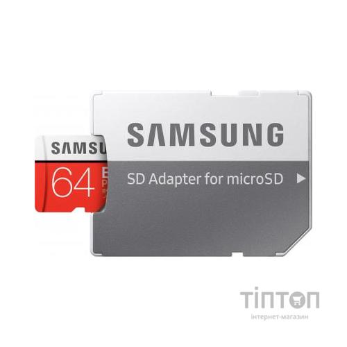 Карта пам'яті Samsung 64GB microSDXC class 10 UHS-I U1 Evo Plus V2 (MB-MC64HA/RU)