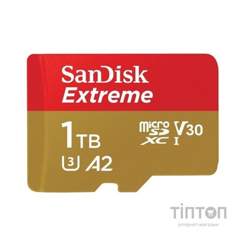 Карта пам'яті SanDisk 1 TB microSDXC UHS-I U3 V30 A2 Extreme (SDSQXAV-1T00-GN6MN)