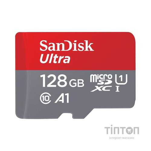 Карта пам'яті SanDisk 128GB microSD class 10 UHS-I A1 Ultra (SDSQUAB-128G-GN6MN)