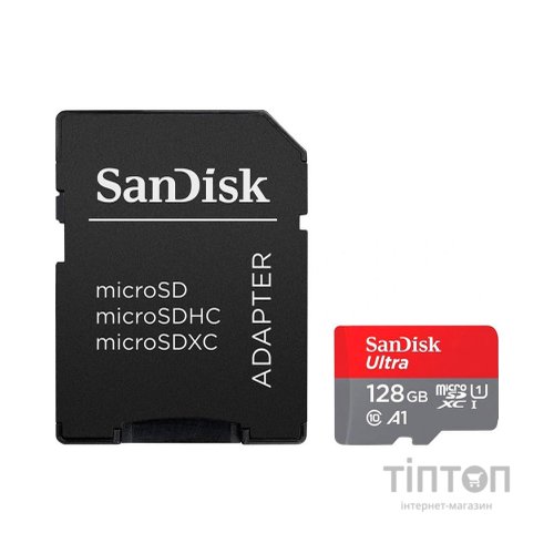 Карта пам'яті SanDisk 128GB microSD class 10 UHS-I Ultra (SDSQUAB-128G-GN6MA)