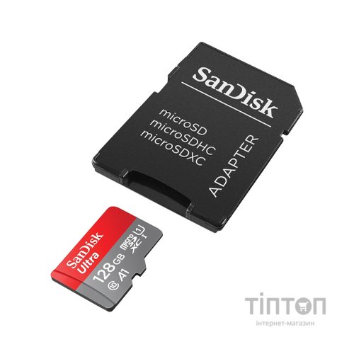 Карта пам'яті SanDisk 128GB microSD class 10 UHS-I Ultra (SDSQUAB-128G-GN6MA)